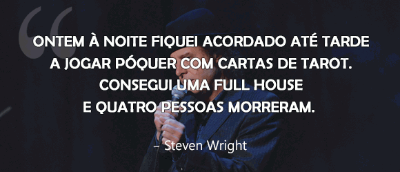 Citação Steven Wright