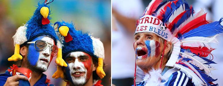 Adeptos Franceses Melhores Fãs do Euro 2016