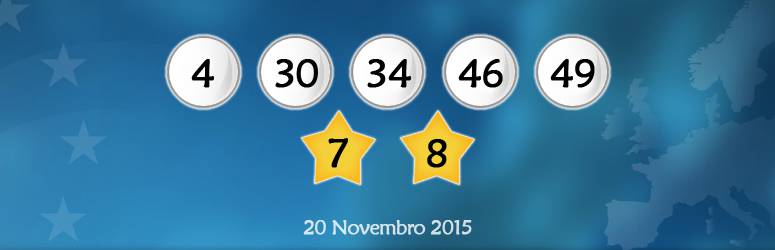 Chave Vencedora 20 Novembro 2015 Portugal Coimbra EuroMilhões